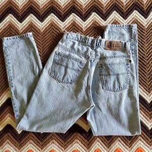 Vintage Express Bleus Thrashed Light Wash Jeans